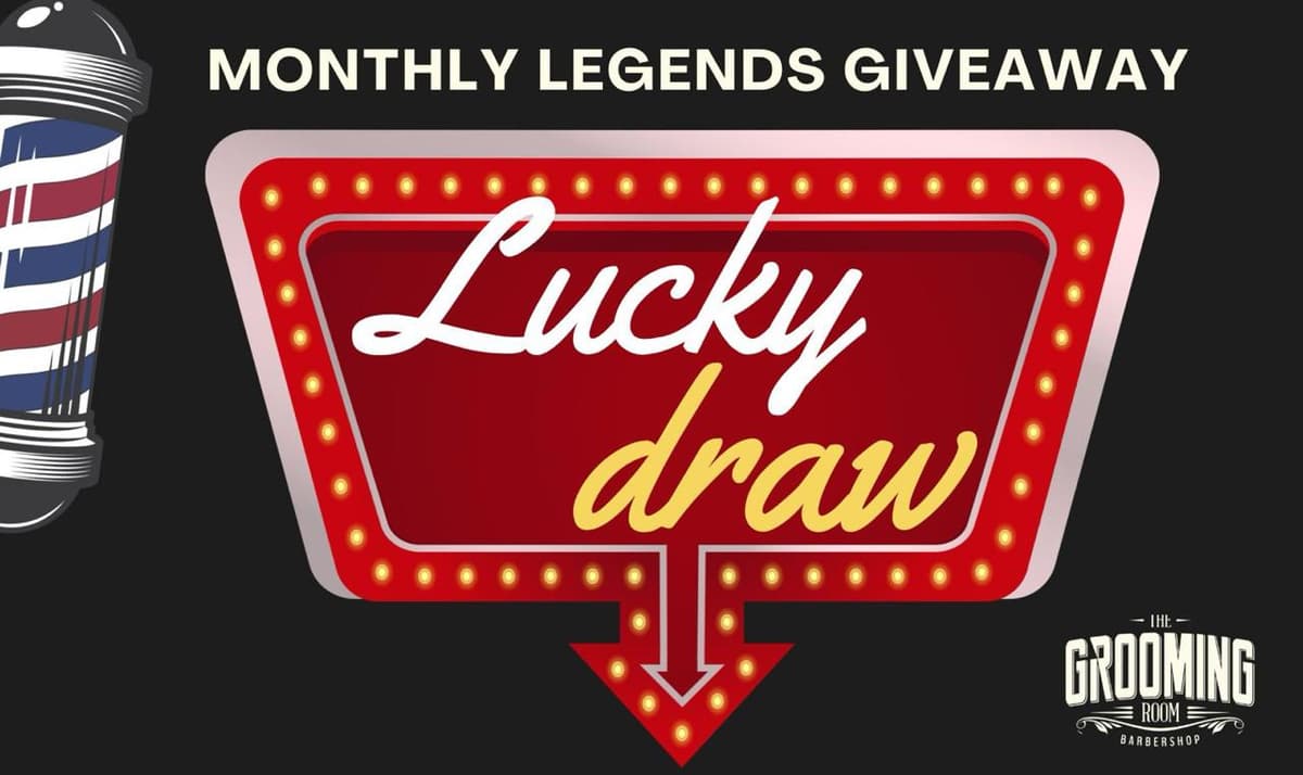 Monthly Lucky Draw Poster
